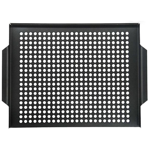 New Stainless Steel BBQ Grill Topper Pan Tray for Vegetables, Meats, & Seafood's - Picture 3 of 5